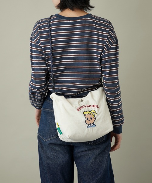 OSAMU GOODS(オサムグッズ)の「【unify × OSAMU GOODS(オサムグッズ)】軽撥水 ショルダーバッグ ハンドバッグ OTNS-02(ショルダーバッグ・レディース・グレー/ネイビー/ブルーグリーン/キャメル/レッド/アイボリー・ONE SIZE)」の17枚目の写真