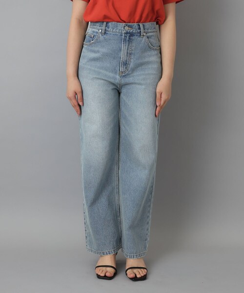 DRESSTERIOR（ドレステリア）の「ヴィンテージ ユーズド ストレートデニム（デニムパンツ・レディース・ブルー・36/34/40/38）」の5枚目の写真