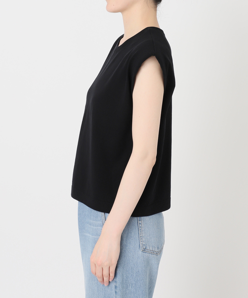IENA（イエナ）の「《手洗い可能》パワーショルダースリーブレスニット（ニット/セーター・レディース・ブラック/チャコールグレー・FREE）」の10枚目の写真
