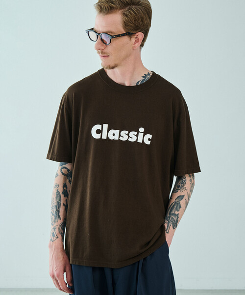 TANGTANG(タンタン)の「TANGTANG | 〈別注〉半袖Tシャツ AIN’T CLASSIC BROWN MEN(Tシャツ/カットソー・メンズ・ブラウン・L/M/XL)」の13枚目の写真