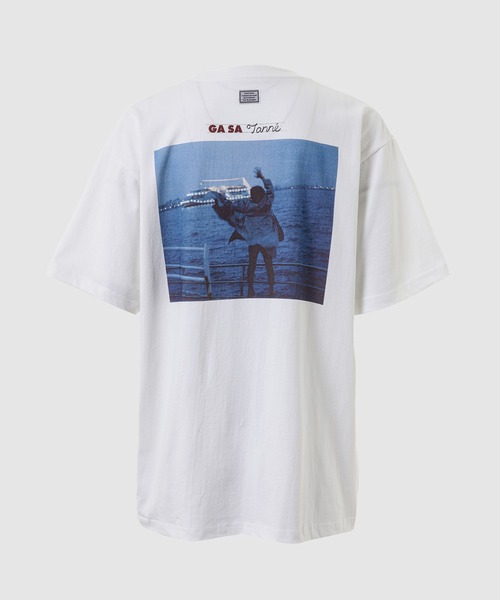 TANGTANG(タンタン)の「GASATANG/ACARAXFARE(Tシャツ/カットソー・メンズ・ホワイト・S/M/L/XL)」の2枚目の写真
