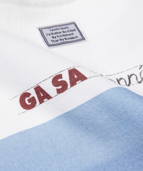 TANGTANG(タンタン)の「GASATANG/ACARAXFARE(Tシャツ/カットソー・メンズ・ホワイト・S/M/L/XL)」の6枚目の写真
