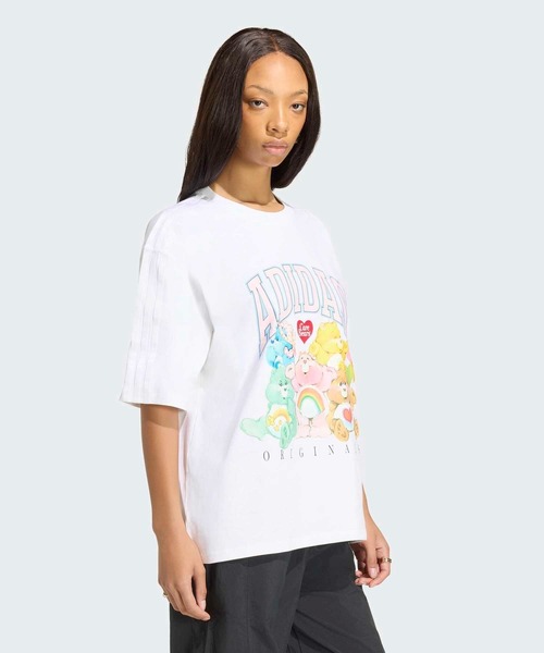 adidas(アディダス)の「adidas CARE BEARS OVERSIZED TEE / アディダスオリジナルス adidas Originals(Tシャツ/カットソー・レディース・ホワイト・XX-LARGE/LARGE/MEDIUM/X-LARGE/X-SMALL/SMALL)」の3枚目の写真