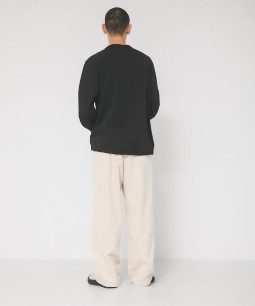 EKAL(エカル)の「『吸水速乾/UVカット』DRY OUT LONG-SLEEVE T-SHIRTS(Tシャツ/カットソー・メンズ・ホワイト/チャコールグレー/ブラック・MEDIUM/LARGE)」の5枚目の写真