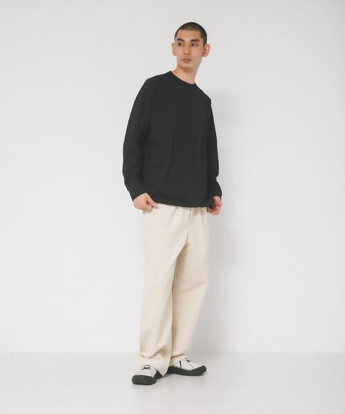 EKAL(エカル)の「『吸水速乾/UVカット』DRY OUT LONG-SLEEVE T-SHIRTS(Tシャツ/カットソー・メンズ・ホワイト/チャコールグレー/ブラック・MEDIUM/LARGE)」の6枚目の写真