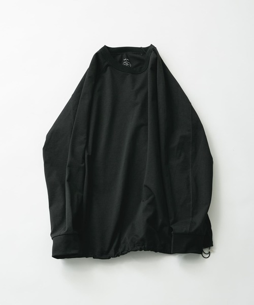 EKAL(エカル)の「『吸水速乾/UVカット』DRY OUT LONG-SLEEVE T-SHIRTS(Tシャツ/カットソー・メンズ・ホワイト/チャコールグレー/ブラック・MEDIUM/LARGE)」の2枚目の写真