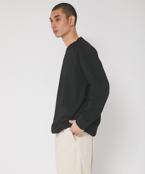 EKAL(エカル)の「『吸水速乾/UVカット』DRY OUT LONG-SLEEVE T-SHIRTS(Tシャツ/カットソー・メンズ・ホワイト/チャコールグレー/ブラック・MEDIUM/LARGE)」の8枚目の写真