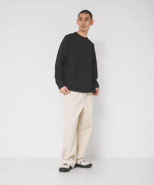 EKAL(エカル)の「『吸水速乾/UVカット』DRY OUT LONG-SLEEVE T-SHIRTS(Tシャツ/カットソー・メンズ・ホワイト/チャコールグレー/ブラック・MEDIUM/LARGE)」の4枚目の写真