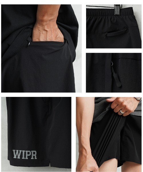 WAIPER.inc(ワイパーインク)の「WAIPER.inc 米軍 U.S.ARMY AMP トレーニングショーツ REFLECTIVE LOGO PERTEX UNLIMITED【WP1085B】(その他パンツ・メンズ・ブラック・M/L)」の7枚目の写真