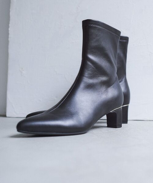 YECCA VECCA(イェッカヴェッカ)の「ストレッチミドルブーツ(ブーツ・レディース・ブラウン/ブラック・24.5cm/23.5cm/22.5cm)」の10枚目の写真