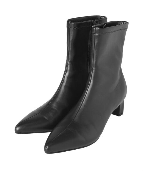 YECCA VECCA(イェッカヴェッカ)の「ストレッチミドルブーツ(ブーツ・レディース・ブラウン/ブラック・24.5cm/23.5cm/22.5cm)」の22枚目の写真