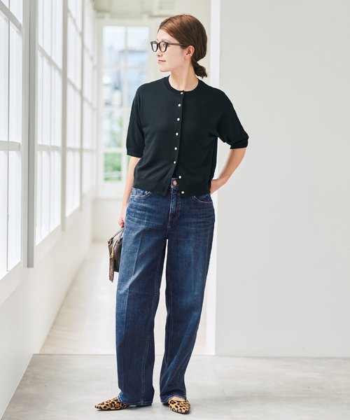 Spick & Span(スピックアンドスパン)の「RED CARD TOKYO / レッドカード トーキョー Seattle(デニムパンツ・レディース・ダークブルー/ネイビー・23/24/25)」の18枚目の写真