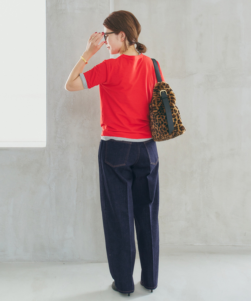 Spick & Span(スピックアンドスパン)の「RED CARD TOKYO / レッドカード トーキョー Seattle(デニムパンツ・レディース・ダークブルー/ネイビー・23/24/25)」の12枚目の写真