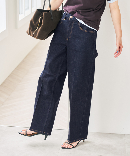 Spick & Span(スピックアンドスパン)の「RED CARD TOKYO / レッドカード トーキョー Seattle(デニムパンツ・レディース・ダークブルー/ネイビー・23/24/25)」の15枚目の写真