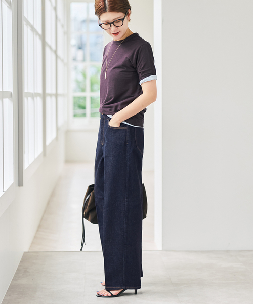 Spick & Span(スピックアンドスパン)の「RED CARD TOKYO / レッドカード トーキョー Seattle(デニムパンツ・レディース・ダークブルー/ネイビー・23/24/25)」の8枚目の写真