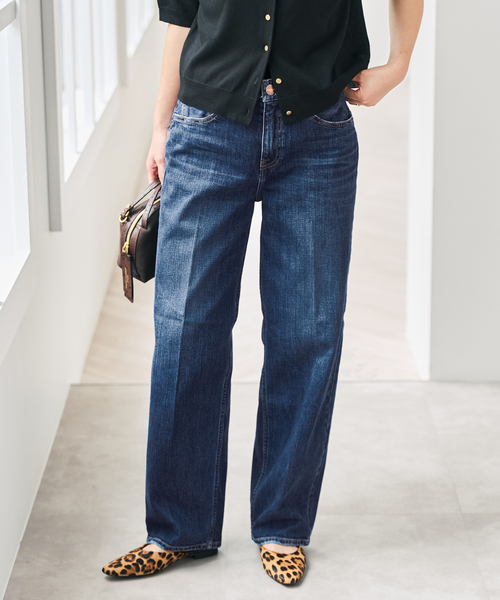 Spick & Span(スピックアンドスパン)の「RED CARD TOKYO / レッドカード トーキョー Seattle(デニムパンツ・レディース・ダークブルー/ネイビー・23/24/25)」の3枚目の写真