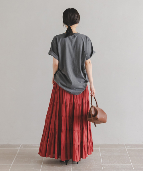 Couture d'adam(クチュールドアダム)の「COUTURE D'ADAM T-Shirt/Jane Shades W Frame(Tシャツ/カットソー・レディース・チャコールグレー/ホワイト・38)」の3枚目の写真