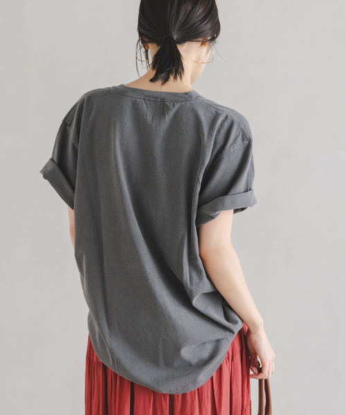 Couture d'adam(クチュールドアダム)の「COUTURE D'ADAM T-Shirt/Jane Shades W Frame(Tシャツ/カットソー・レディース・チャコールグレー/ホワイト・38)」の6枚目の写真