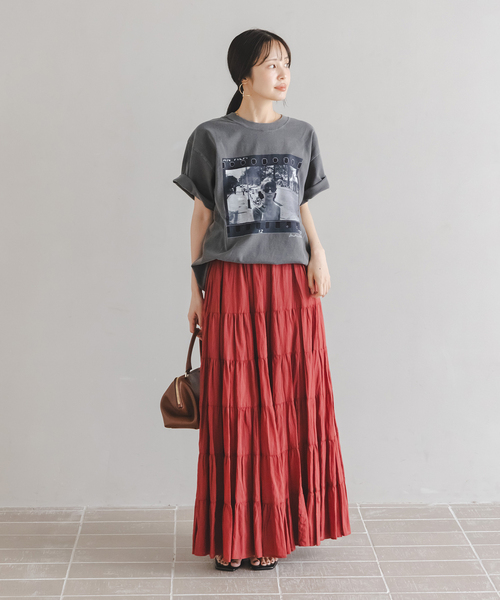 Couture d'adam(クチュールドアダム)の「COUTURE D'ADAM T-Shirt/Jane Shades W Frame(Tシャツ/カットソー・レディース・チャコールグレー/ホワイト・38)」の7枚目の写真