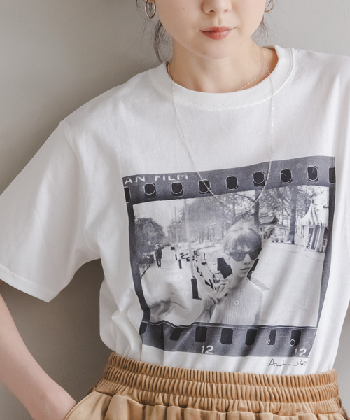 Couture d'adam(クチュールドアダム)の「COUTURE D'ADAM T-Shirt/Jane Shades W Frame(Tシャツ/カットソー・レディース・チャコールグレー/ホワイト・38)」の13枚目の写真