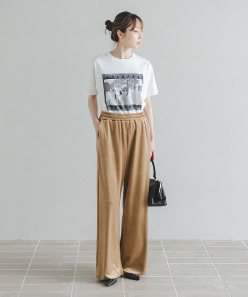 Couture d'adam(クチュールドアダム)の「COUTURE D'ADAM T-Shirt/Jane Shades W Frame(Tシャツ/カットソー・レディース・チャコールグレー/ホワイト・38)」の20枚目の写真