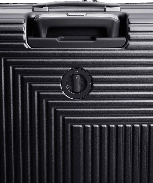Samsonite(サムソナイト)の「サムソナイト APINEX スピナー69 エキスパンダブル ブレーキ マットブラック(スーツケース/キャリーバッグ・メンズ・ブラック・M)」の8枚目の写真