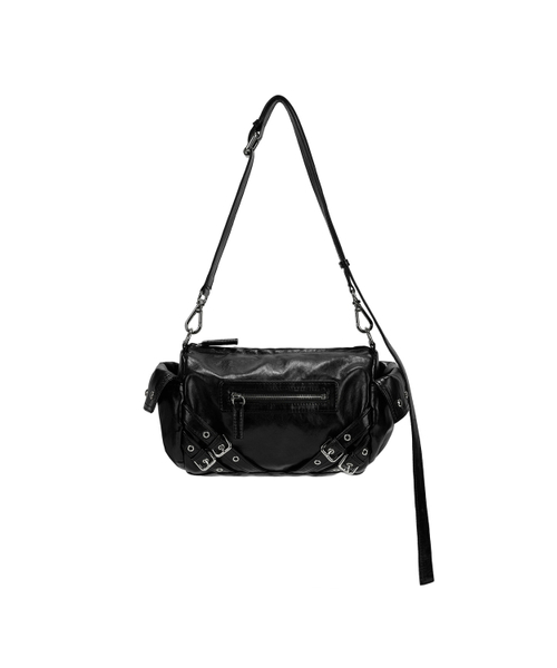 DEINET（ダイニット）の「STUD POCKET BAG IN BLACK（ショルダーバッグ・レディース・その他・FREE）」の2枚目の写真