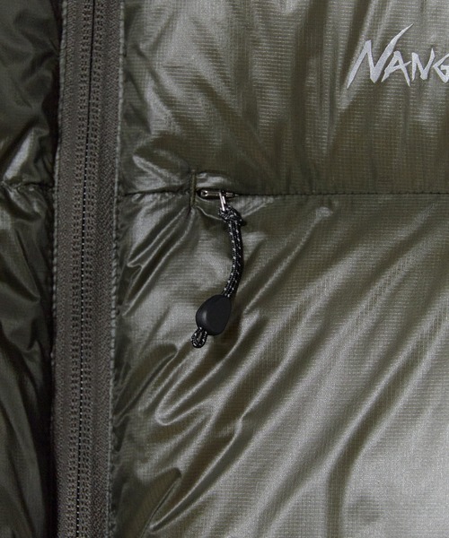 NANGA(ナンガ)の「NANGA/ナンガ MOUNTAIN LODGE DOWN JACKET ラグランスリーブ パッカブル ダウンジャケット アウター アウトドア 2026年秋冬 秋服 冬服(ダウンジャケット/コート・メンズ・ブラック/モカ/オリーブ・S/M/L/XL)」の10枚目の写真