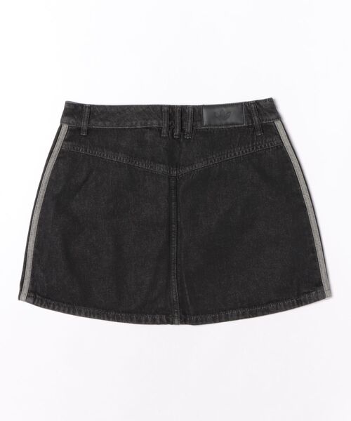adidas(アディダス)の「3 STRIPES MINI SKIRT DENIM KQ6485(スカート・メンズ・ブラック・X-LARGE/MEDIUM/LARGE)」の2枚目の写真