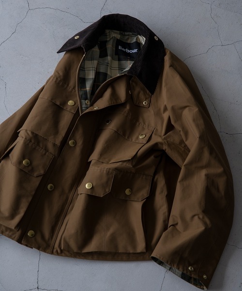 Barbour（バブアー）の「《別注》【Barbour/バブアー】EX 4POCKET SHORT BLOUSON（ブルゾン・メンズ・カーキ/キャメル・34/42/40/38/36）」の2枚目の写真