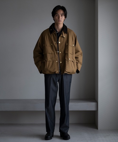 Barbour（バブアー）の「《別注》【Barbour/バブアー】EX 4POCKET SHORT BLOUSON（ブルゾン・メンズ・カーキ/キャメル・34/42/40/38/36）」の5枚目の写真