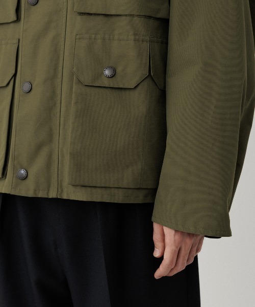 Barbour（バブアー）の「《別注》【Barbour/バブアー】EX 4POCKET SHORT BLOUSON（ブルゾン・メンズ・カーキ/キャメル・34/42/40/38/36）」の11枚目の写真