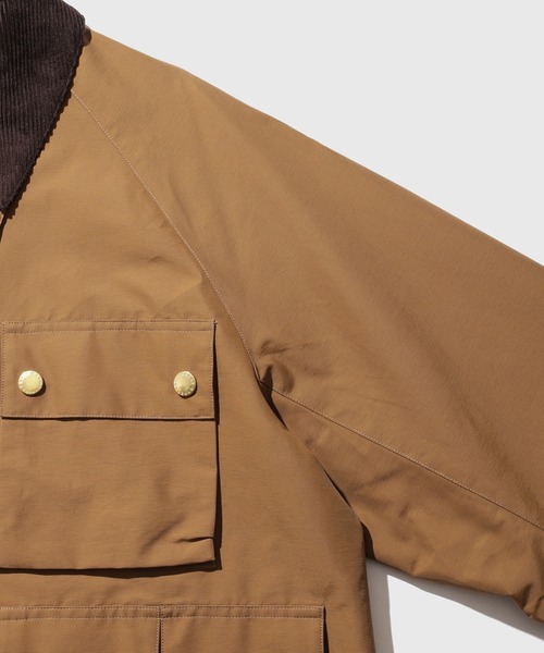 Barbour（バブアー）の「《別注》【Barbour/バブアー】EX 4POCKET SHORT BLOUSON（ブルゾン・メンズ・カーキ/キャメル・34/42/40/38/36）」の18枚目の写真