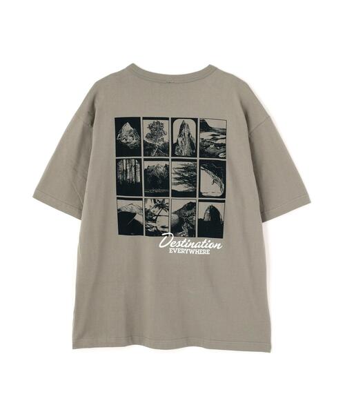 Alpha Industries(アルファインダストリーズ)の「Alpha Industries/アルファ インダストリーズ/ESSENTIAL RELAXED FIT TEE (DESTINATION)/エッセンシャル リラックスフィットTシャツ デスティネーション(Tシャツ/カットソー・メンズ・ホワイト/グレー・S/M/L/XL)」の1枚目の写真