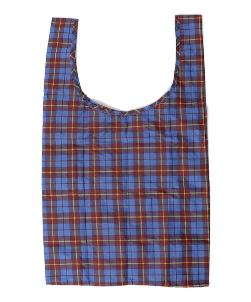 BAGGU(バグー)の「BAGGU: スタンダード タータン チェック(エコバッグ/サブバッグ・レディース・ブルー/ピンク系その他・ONE SIZE)」の1枚目の写真