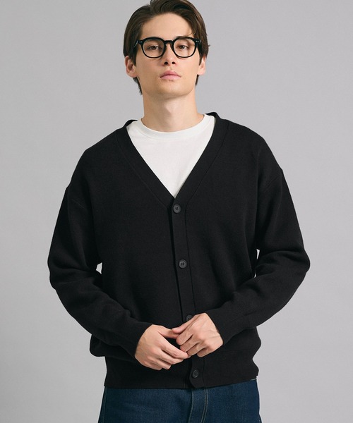 coca(coca)(コカ)の「PBTハイゲージニットカーディガン(カーディガン/ボレロ・メンズ・チャコール/ブラック・L/XL/M)」の1枚目の写真