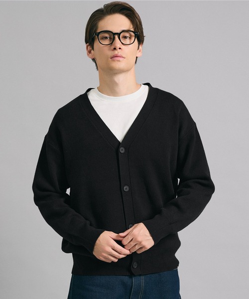 coca(coca)(コカ)の「PBTハイゲージニットカーディガン(カーディガン/ボレロ・メンズ・チャコール/ブラック・L/XL/M)」の14枚目の写真