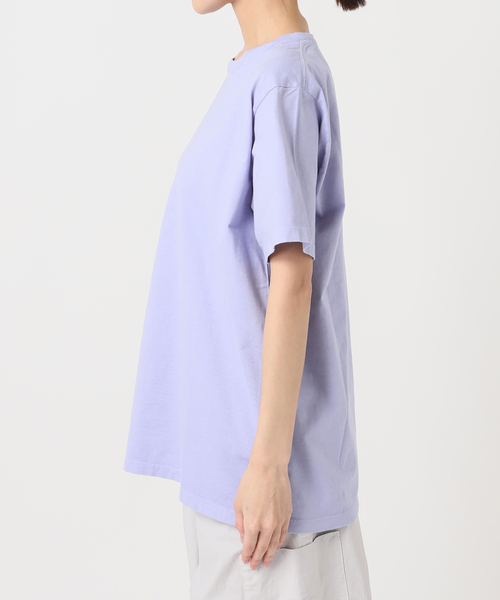 CALMER(カルメール)の「NATURAL DYE T-Shirt / ナチュラルダイTシャツ(Tシャツ/カットソー・レディース・サックスブルー・2/1)」の8枚目の写真