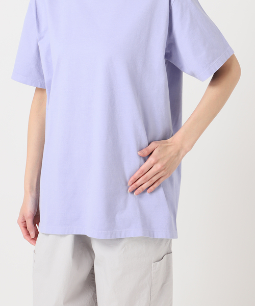 CALMER(カルメール)の「NATURAL DYE T-Shirt / ナチュラルダイTシャツ(Tシャツ/カットソー・レディース・サックスブルー・2/1)」の11枚目の写真