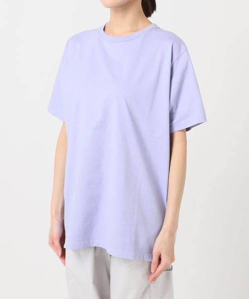 CALMER(カルメール)の「NATURAL DYE T-Shirt / ナチュラルダイTシャツ(Tシャツ/カットソー・レディース・サックスブルー・2/1)」の14枚目の写真
