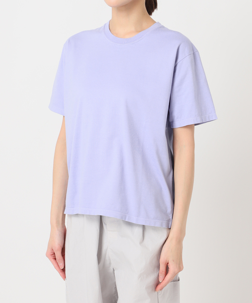 CALMER(カルメール)の「NATURAL DYE T-Shirt / ナチュラルダイTシャツ(Tシャツ/カットソー・レディース・サックスブルー・2/1)」の15枚目の写真
