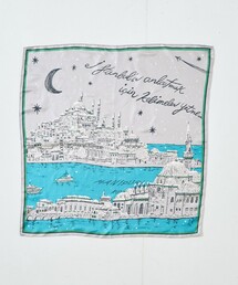 manipuri（マニプリ）の「【manipuri/マニプリ】65×65 スカーフ ゴールデンナイト/シルク/バンダナ/日本製（バンダナ/スカーフ）」