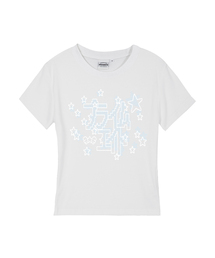 KIRAKIRA レディース スリムフィット 半袖Tシャツ 6 COLORS