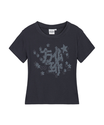 KIRAKIRA レディース スリムフィット 半袖Tシャツ 6 COLORS