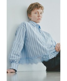 Muel Chic（ミュエルシック）の「Lilt lace shirt  リルトレースシャツ（シャツ/ブラウス）」
