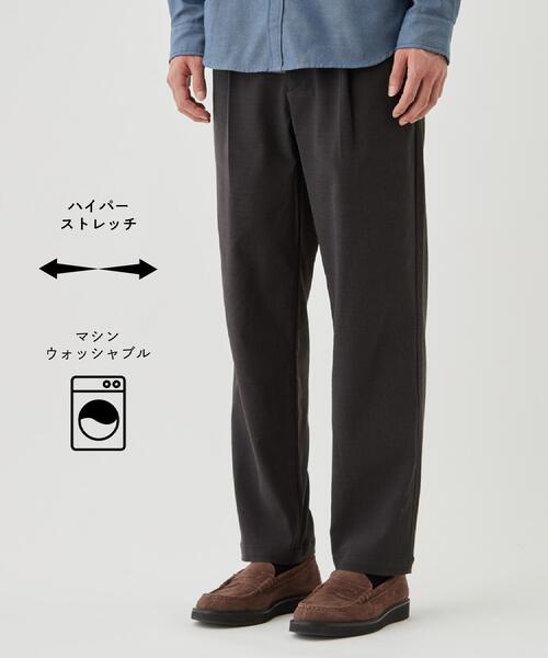 THE SHOP TK （ザ ショップ ティーケー ）の「【ストレッチ／洗濯機OK】 コンフォート テーパード イージーパンツ（その他パンツ・メンズ・チャコールグレー/ダークブラウン/ネイビー/ブラック・02/03/04）」の5枚目の写真