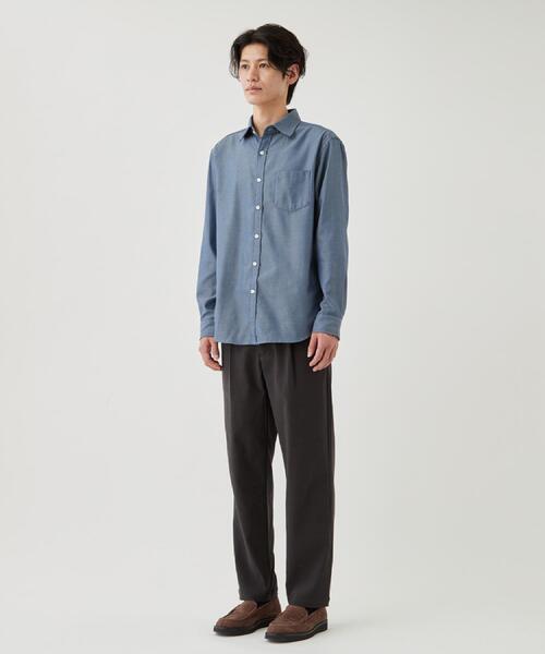 THE SHOP TK （ザ ショップ ティーケー ）の「【ストレッチ／洗濯機OK】 コンフォート テーパード イージーパンツ（その他パンツ・メンズ・チャコールグレー/ダークブラウン/ネイビー/ブラック・02/03/04）」の12枚目の写真