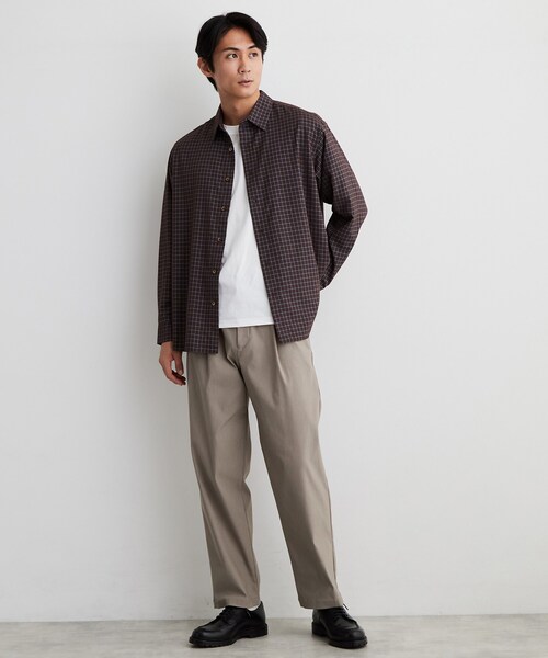 THE SHOP TK （ザ ショップ ティーケー ）の「【ストレッチ／洗濯機OK】 コンフォート テーパード イージーパンツ（その他パンツ・メンズ・チャコールグレー/ダークブラウン/ネイビー/ブラック・02/03/04）」の22枚目の写真