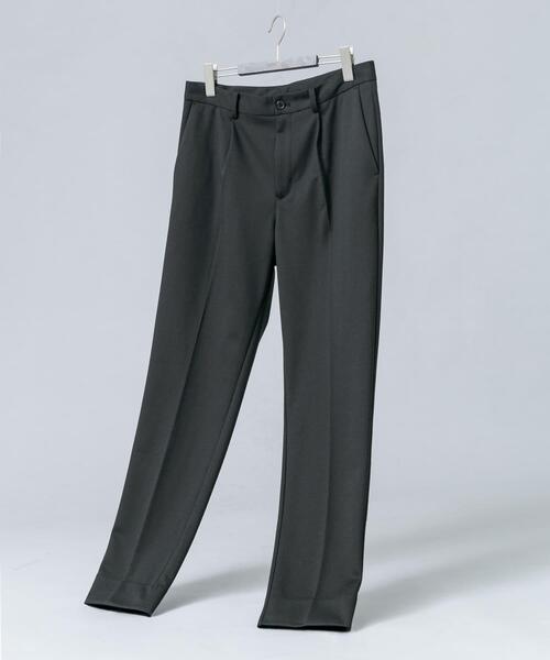 URBAN RESEARCH ROSSO MEN(アーバンリサーチロッソメン)の「『セットアップ対応/防シワ』 ウールジャージーテーパードスラックス(その他パンツ・メンズ・ブラック/グレー/ネイビー・SMALL/MEDIUM/LARGE/X-LARGE)」の2枚目の写真