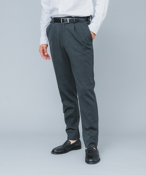 URBAN RESEARCH ROSSO MEN(アーバンリサーチロッソメン)の「『セットアップ対応/防シワ』 ウールジャージーテーパードスラックス(その他パンツ・メンズ・ブラック/グレー/ネイビー・SMALL/MEDIUM/LARGE/X-LARGE)」の8枚目の写真